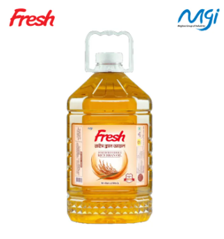 Fresh Rice Bran Oil - 5 Ltr
