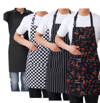 Kitchen Apron For Smart Cooking & Kitchen Apron for Woman Men Male Chefs, Barbecues, Bars, Cafes, Hotel, restaurant, Beauty and Nail Studio Waterproof and Anti Fouling Uniform_Jess Gadget