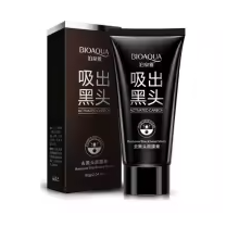 BIOAQUA Black Mask Activated Carbon Charcoal Blackhead Removal Peel Off Mask Black Nose Nose Film And Oil-Control Depth Clean Pore 60g HZ20