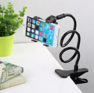 Universal Flexible Mobile Phone Holder Adjustable Stand with Bendable Arm, Compatible with All Devices